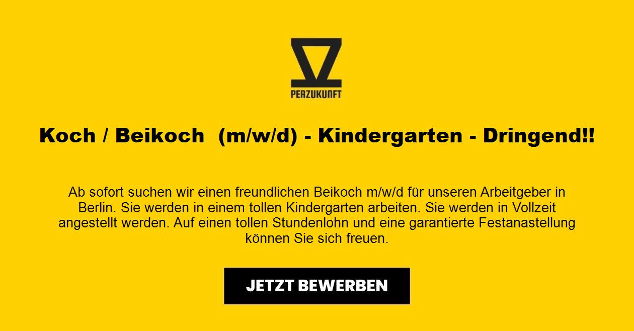 Koch / Beikoch  (m/w/d) - Kindergarten - Dringend!!