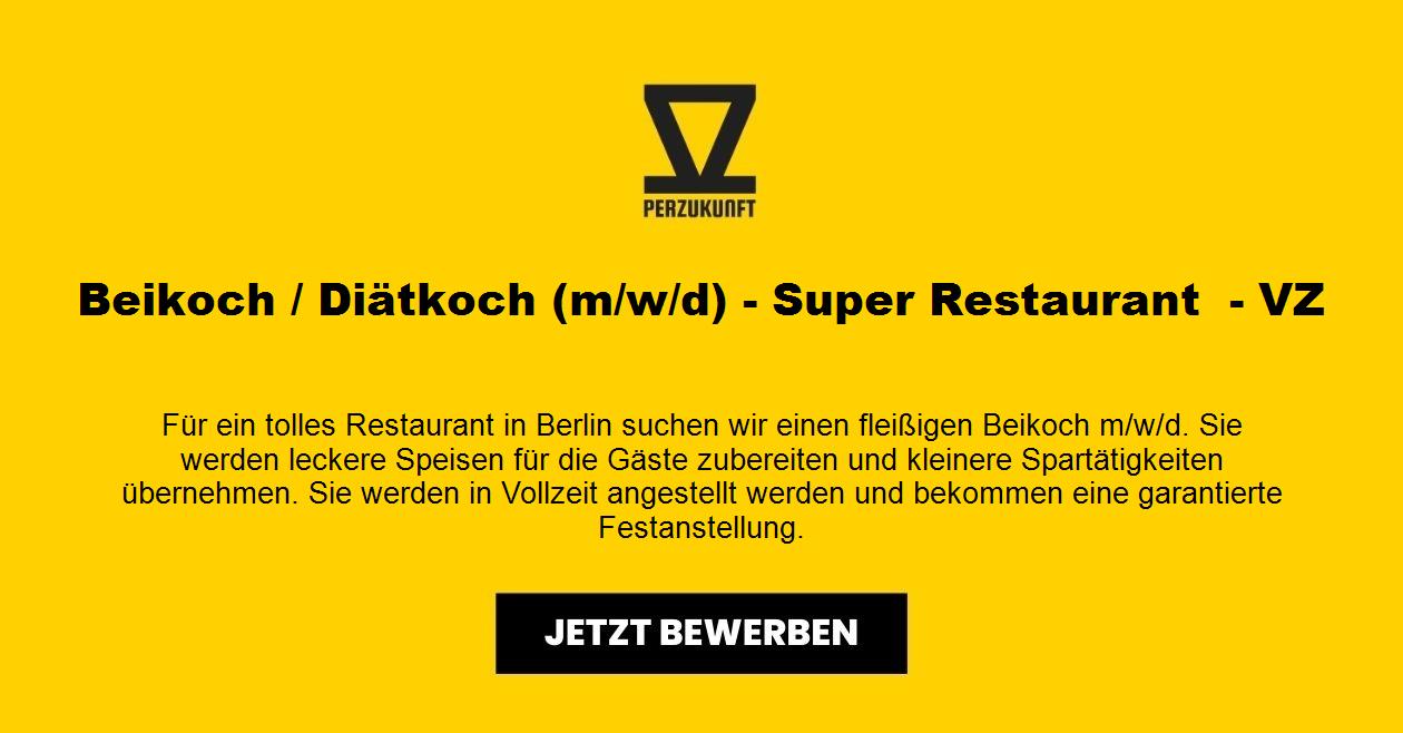 Beikoch / Diätkoch (m/w/d) - Super Restaurant  - VZ