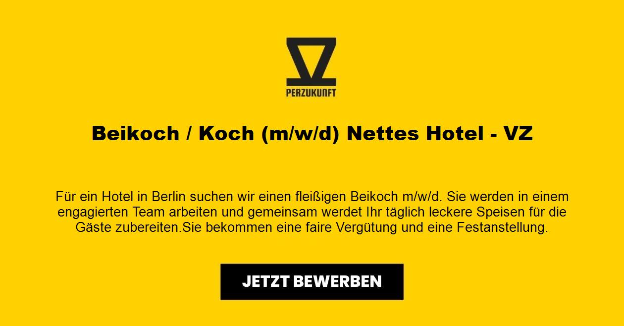 Beikoch / Koch (m/w/d) Nettes Hotel - VZ