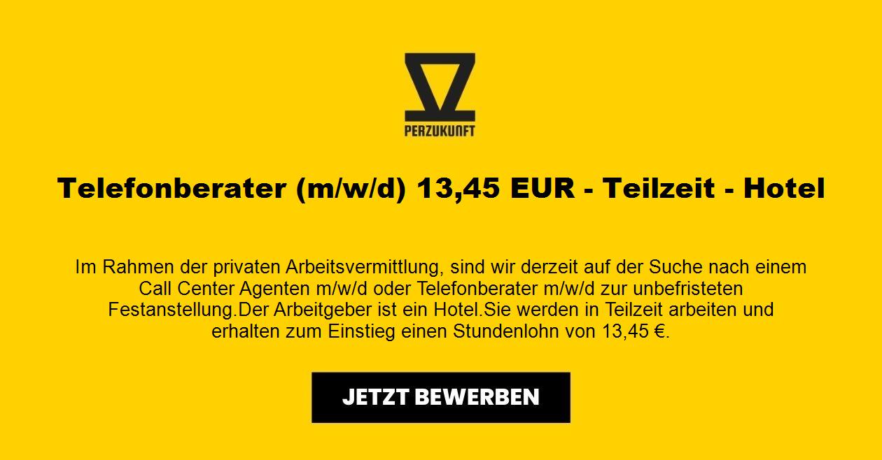 Telefonberater (m/w/d) 14,39 EUR - Teilzeit - Hotel