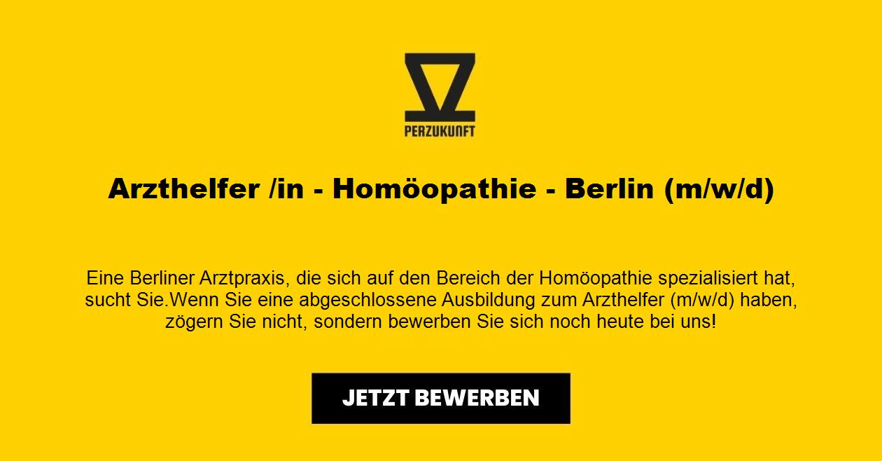 Arzthelfer /in - Homöopathie - Berlin (m/w/d)