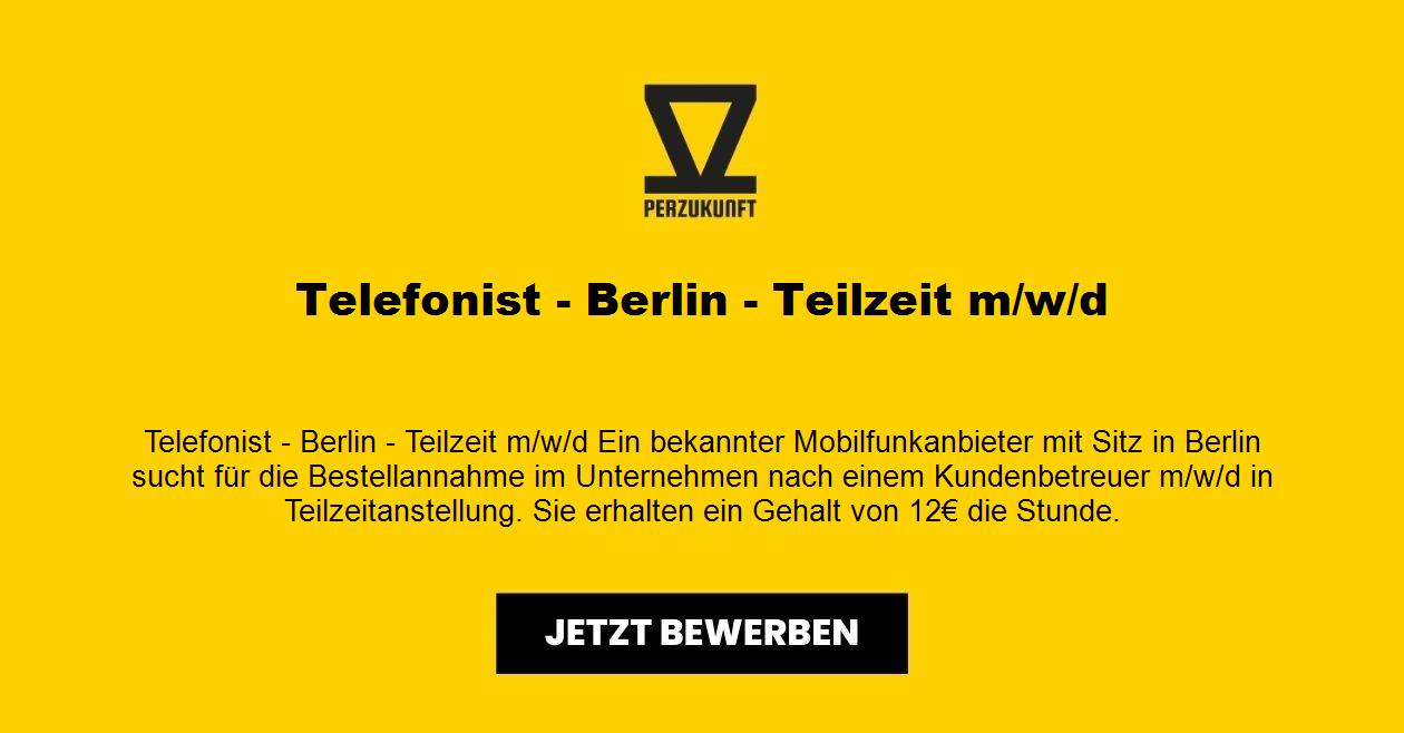 Telefonist - Berlin - Teilzeit m/w/d