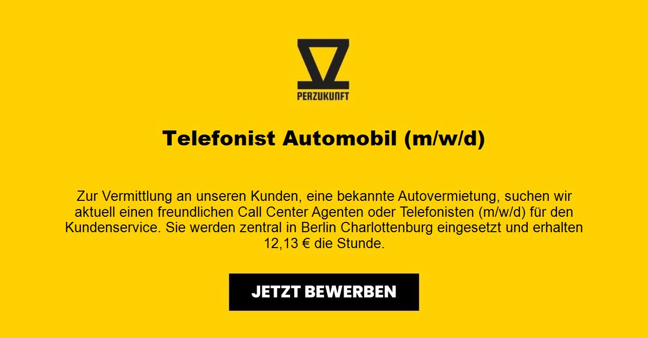Telefonist Automobil (m/w/d)