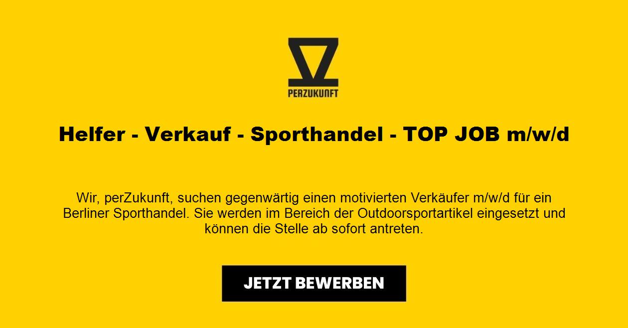 Helfer - Verkauf - Sporthandel - TOP JOB m/w/d