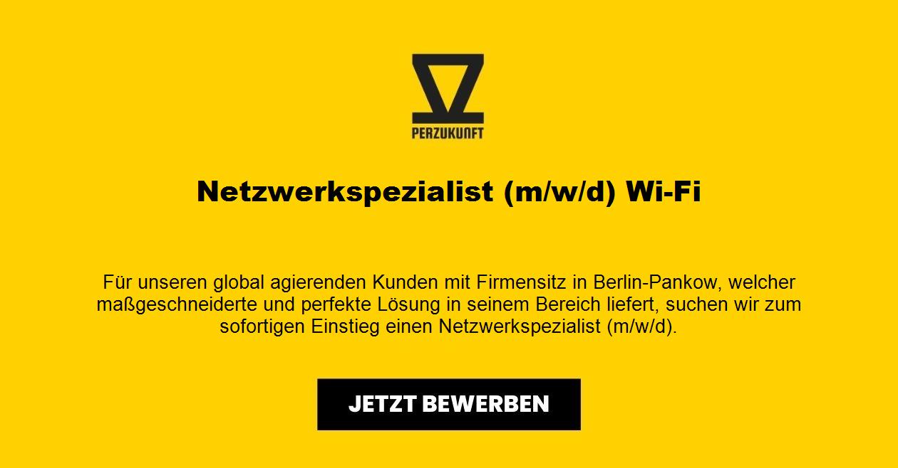 Netzwerkspezialist (m/w/d) Wi-Fi