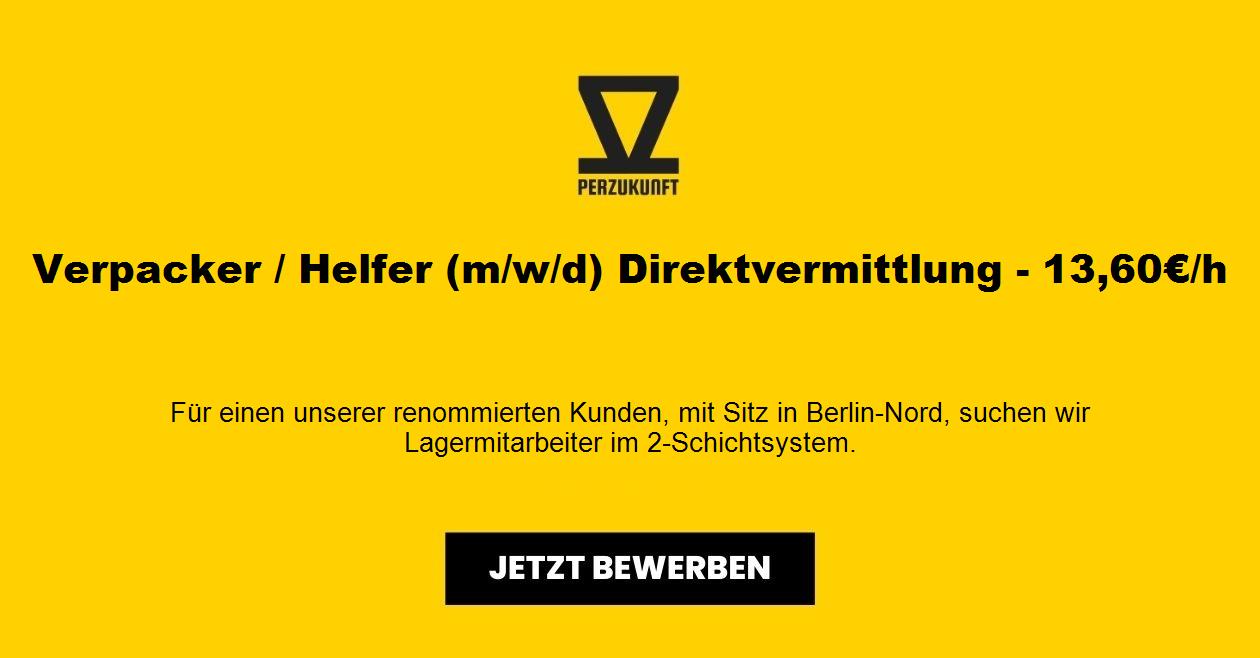 Verpacker / Helfer (m/w/d) Direktvermittlung - 14,37€/h