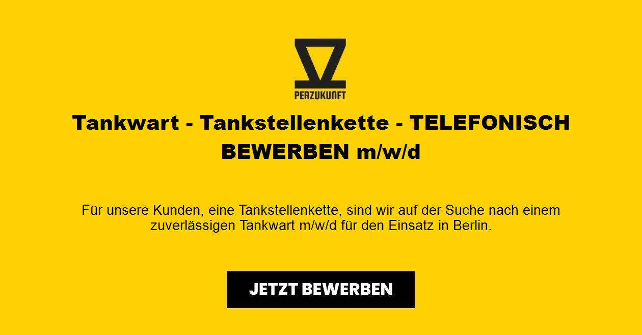Tankwart - Tankstellenkette - TELEFONISCH BEWERBEN m/w/d