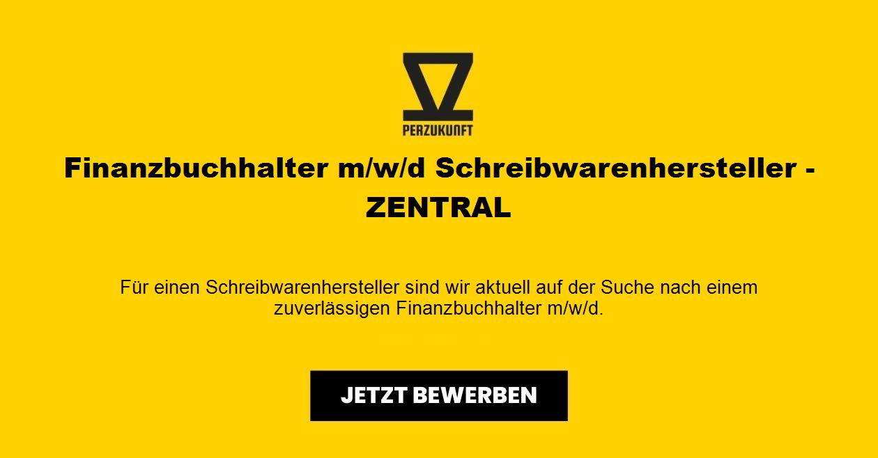Finanzbuchhalter m/w/d Schreibwarenhersteller - ZENTRAL