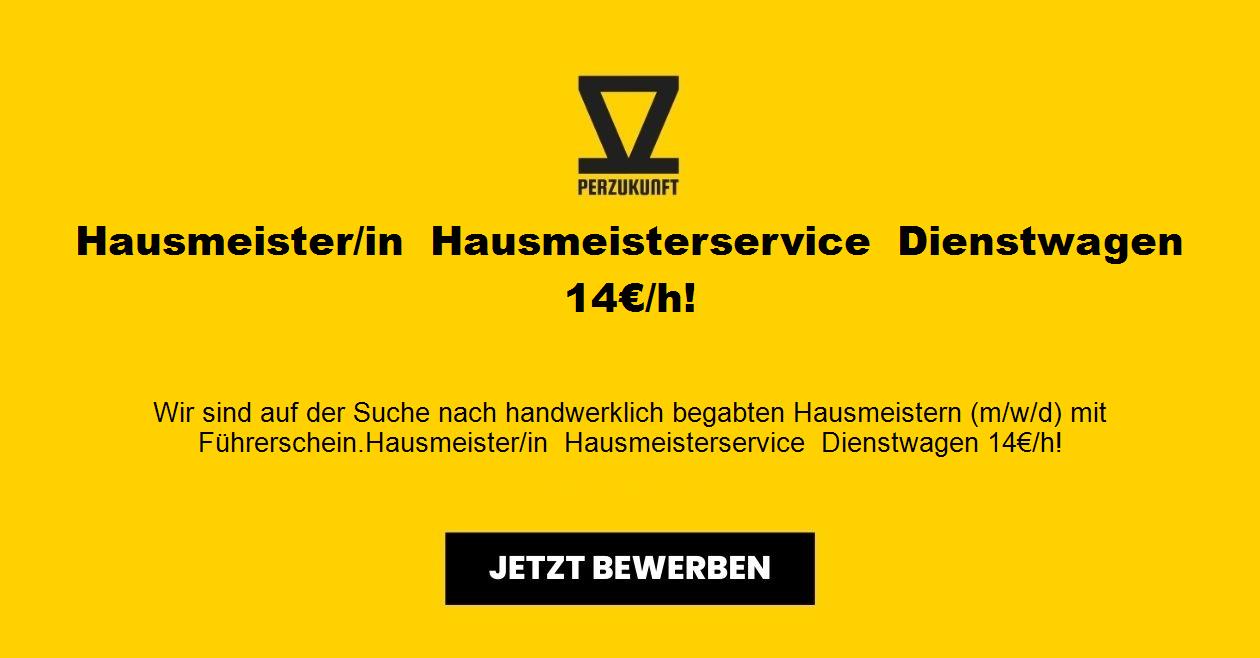 Hausmeister/in  Hausmeisterservice  Dienstwagen 14,97€/h!