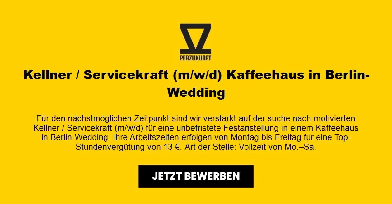 Kellner / Servicekraft (m/w/d) Kaffeehaus in Berlin-Wedding