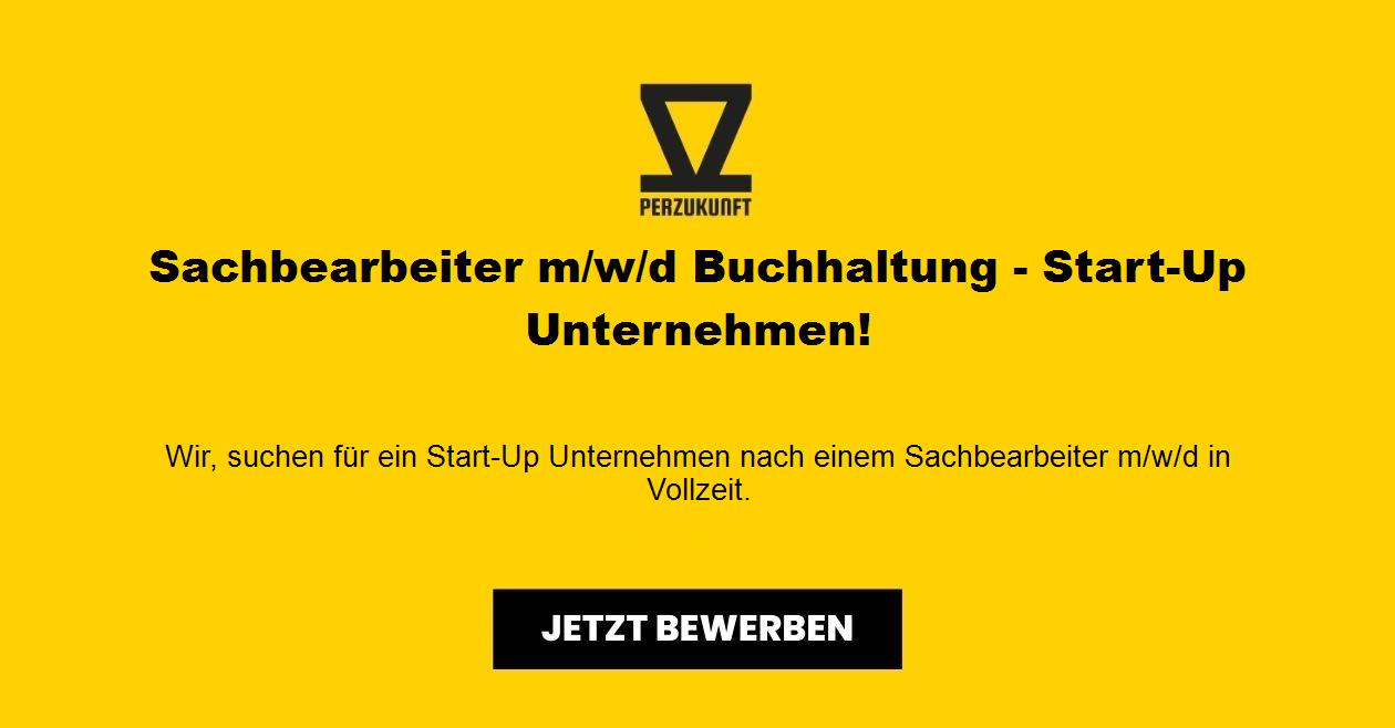 Sachbearbeiter m/w/d Buchhaltung - Start-Up Unternehmen!