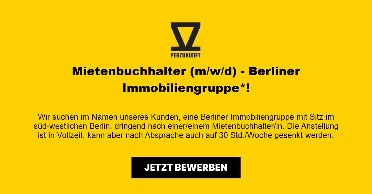 Mietenbuchhalter (m/w/d) - Berliner Immobiliengruppe*!