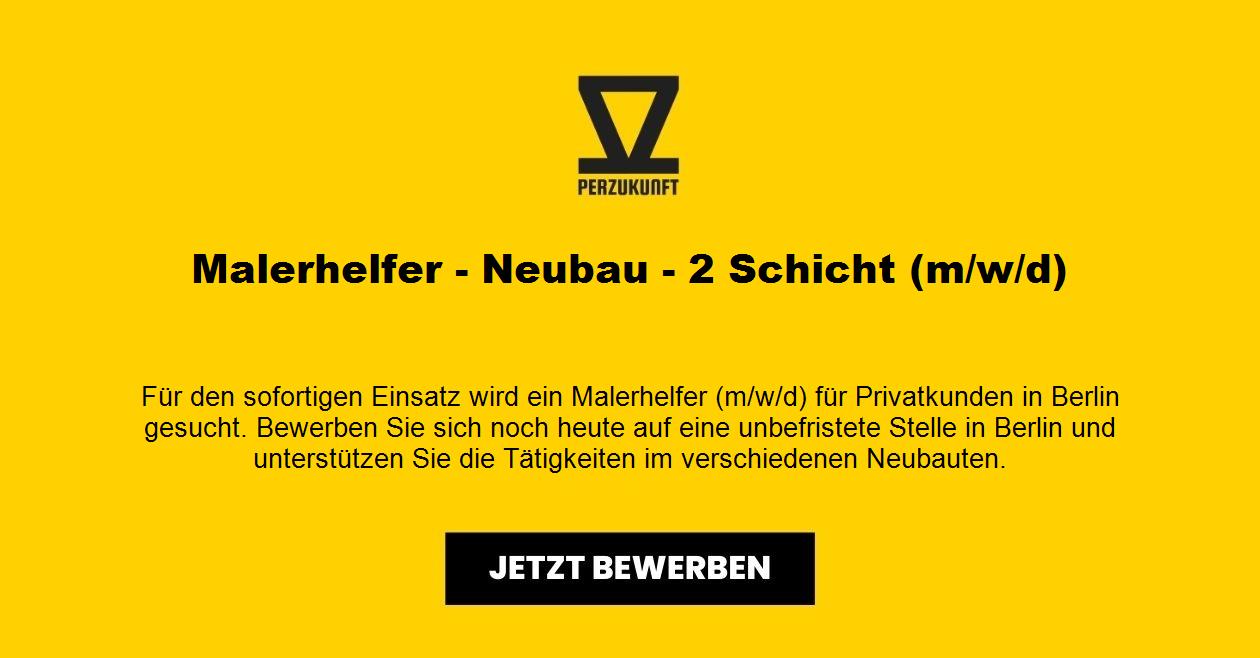 Malerhelfer - Neubau - 2 Schicht (m/w/d)