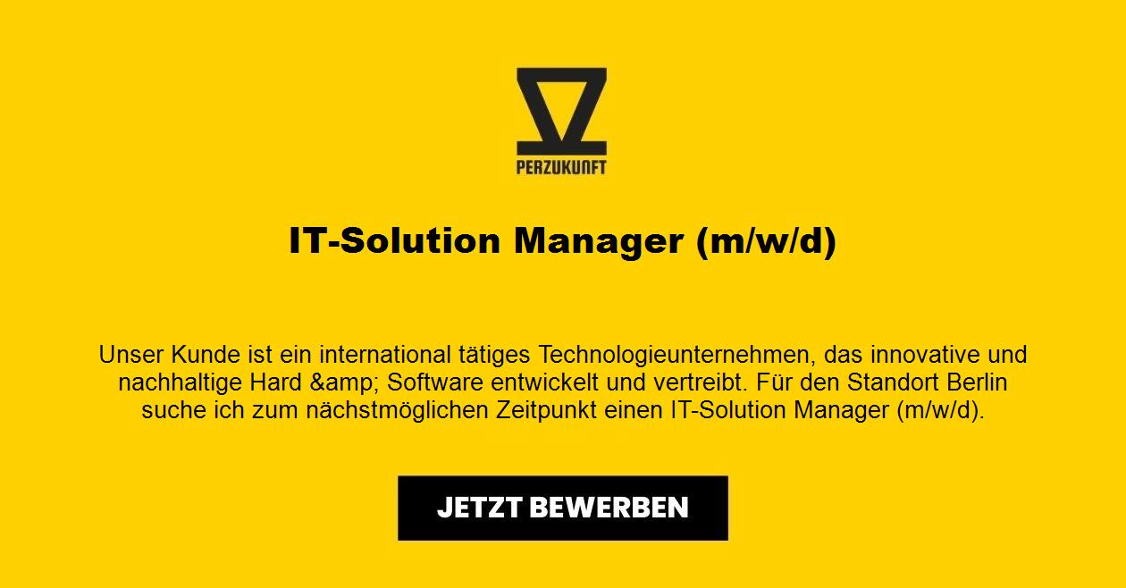 IT-Solution Manager (m/w/d)