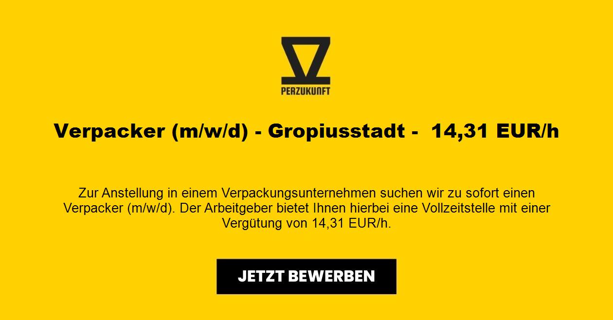 Verpacker (m/w/d) - Gropiusstadt -  15,83 EUR/h