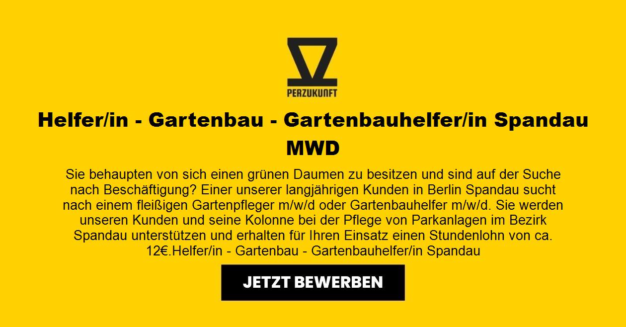 Helfer/in - Gartenbau - Gartenbauhelfer/in Spandau MWD