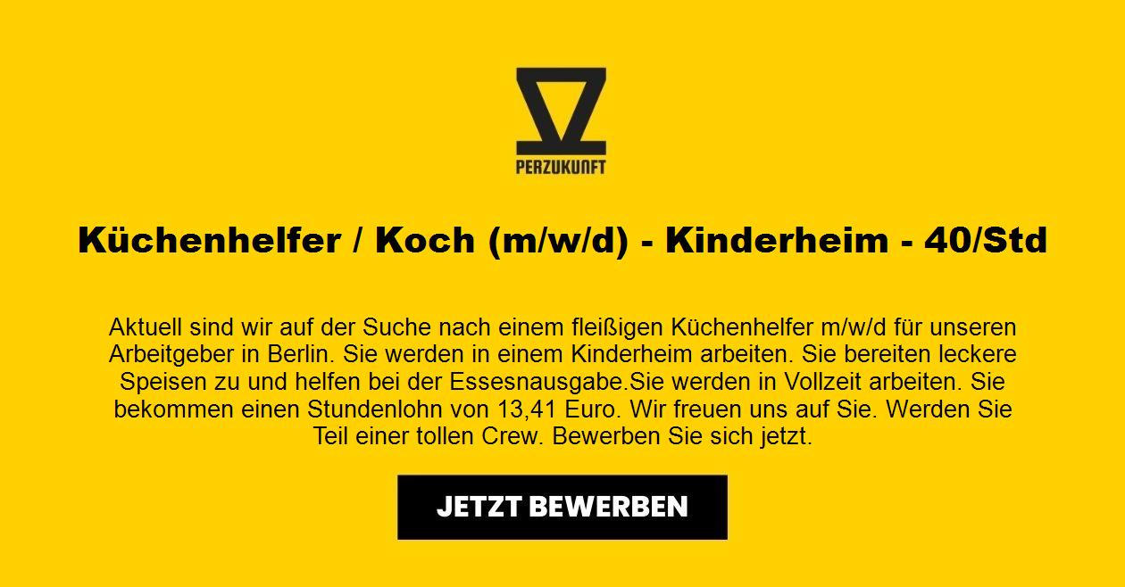 Küchenhelfer / Koch (m/w/d) - Kinderheim - 40/Std
