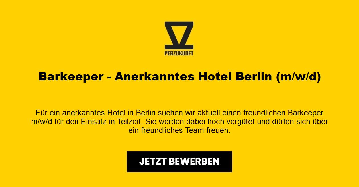 Barkeeper - Anerkanntes Hotel Berlin (m/w/d)