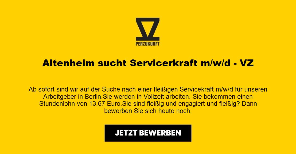 Altenheim sucht Servicerkraft m/w/d - VZ