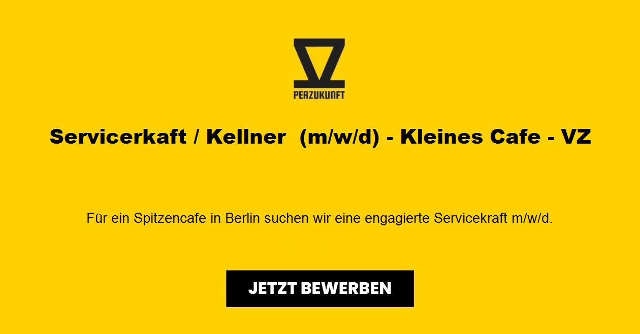 Servicerkaft / Kellner  (m/w/d) - Kleines Cafe - VZ