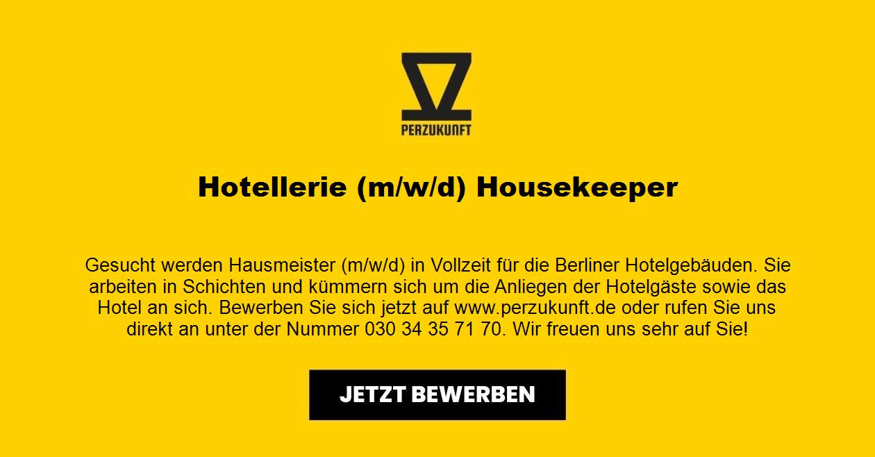 Hotellerie (m/w/d) Housekeeper