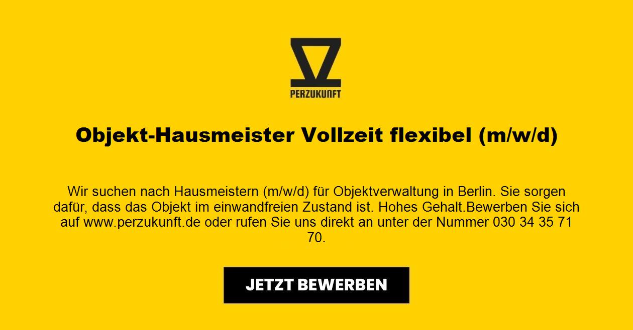 Objekt-Hausmeister Vollzeit flexibel (m/w/d)