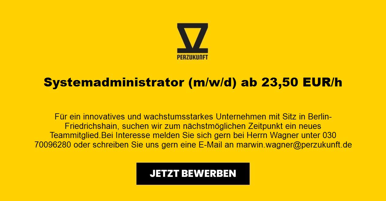 Systemadministrator (m/w/d) ab 25,13 EUR/h