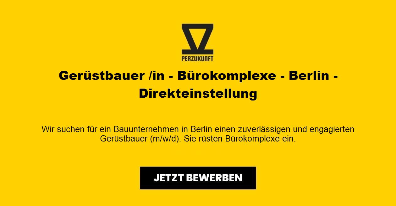 Gerüstbauer /in - Bürokomplexe - Berlin - Direkteinstellung