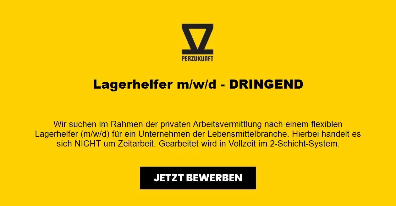 Lagerhelfer m/w/d - DRINGEND
