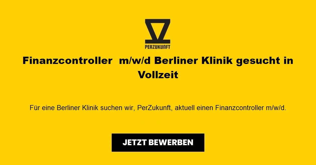 Finanzcontroller  m/w/d Berliner Klinik gesucht in Vollzeit