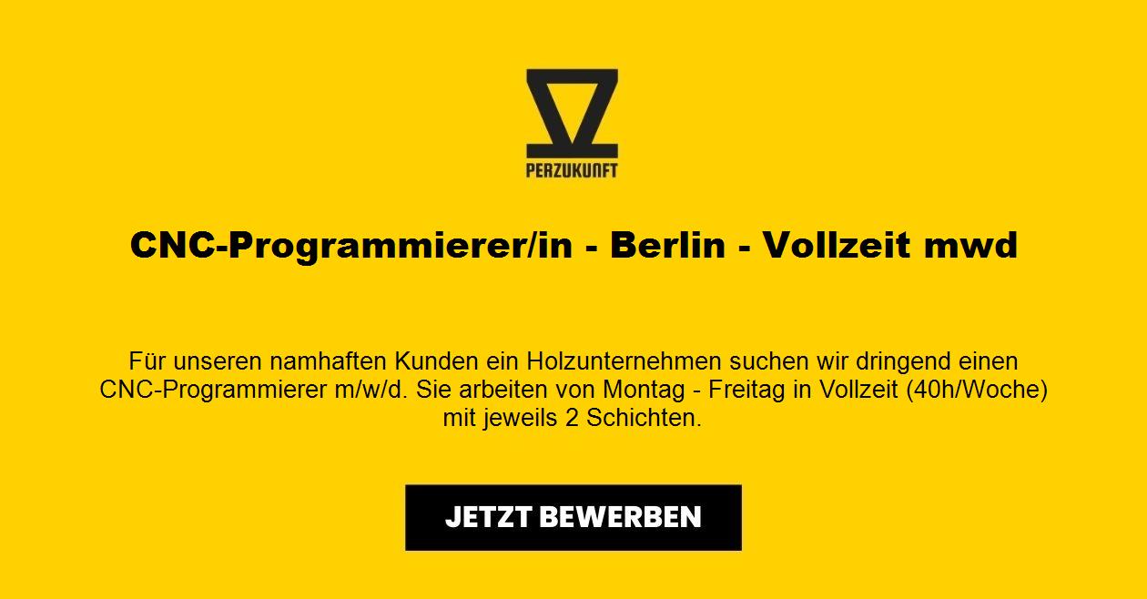 CNC-Programmierer/in - Berlin - Vollzeit mwd