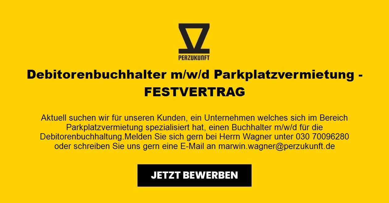 Debitorenbuchhalter m/w/d Parkplatzvermietung - FESTVERTRAG