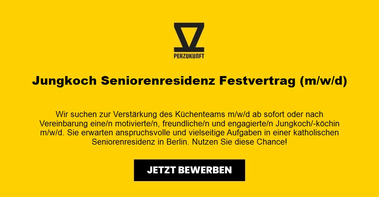 Jungkoch Seniorenresidenz Festvertrag (m/w/d)