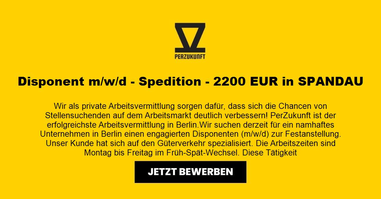 Disponent m/w/d - Spedition - 2200 EUR in SPANDAU