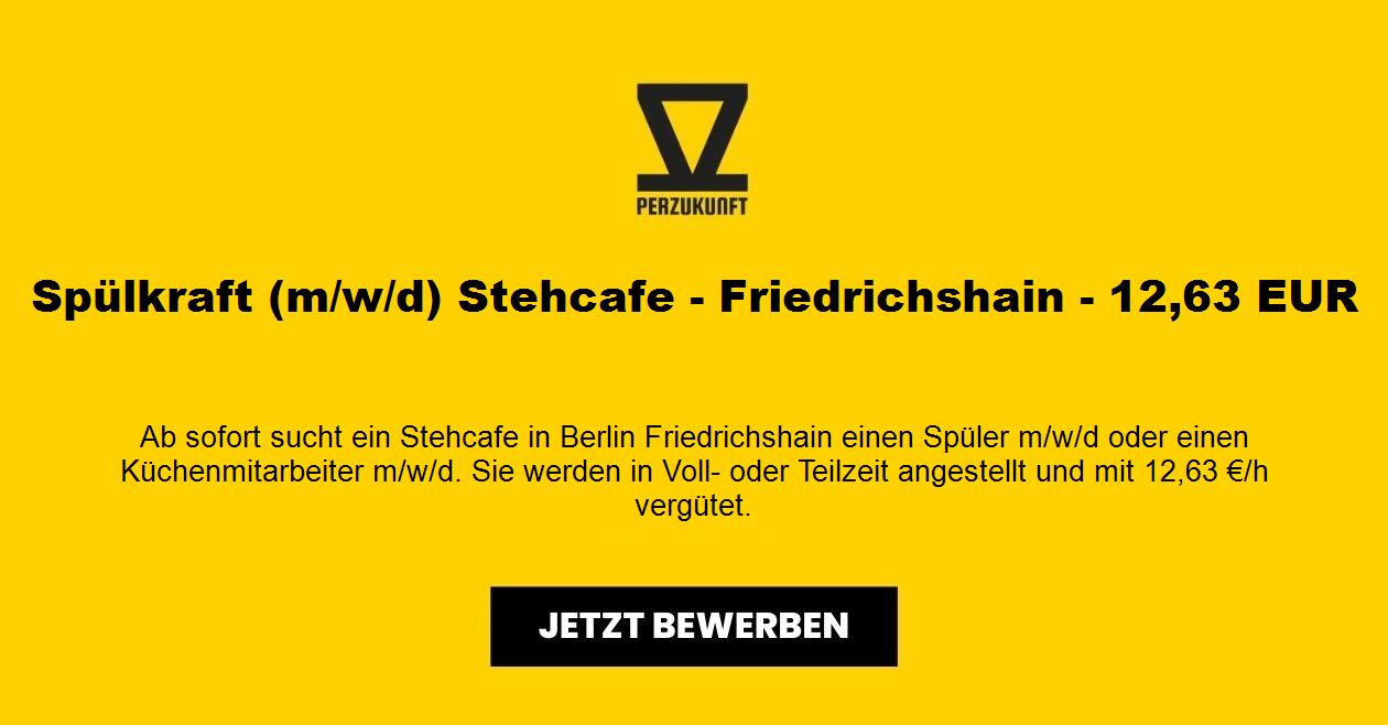 Spülkraft (m/w/d) Stehcafe - Friedrichshain - 13,51 EUR