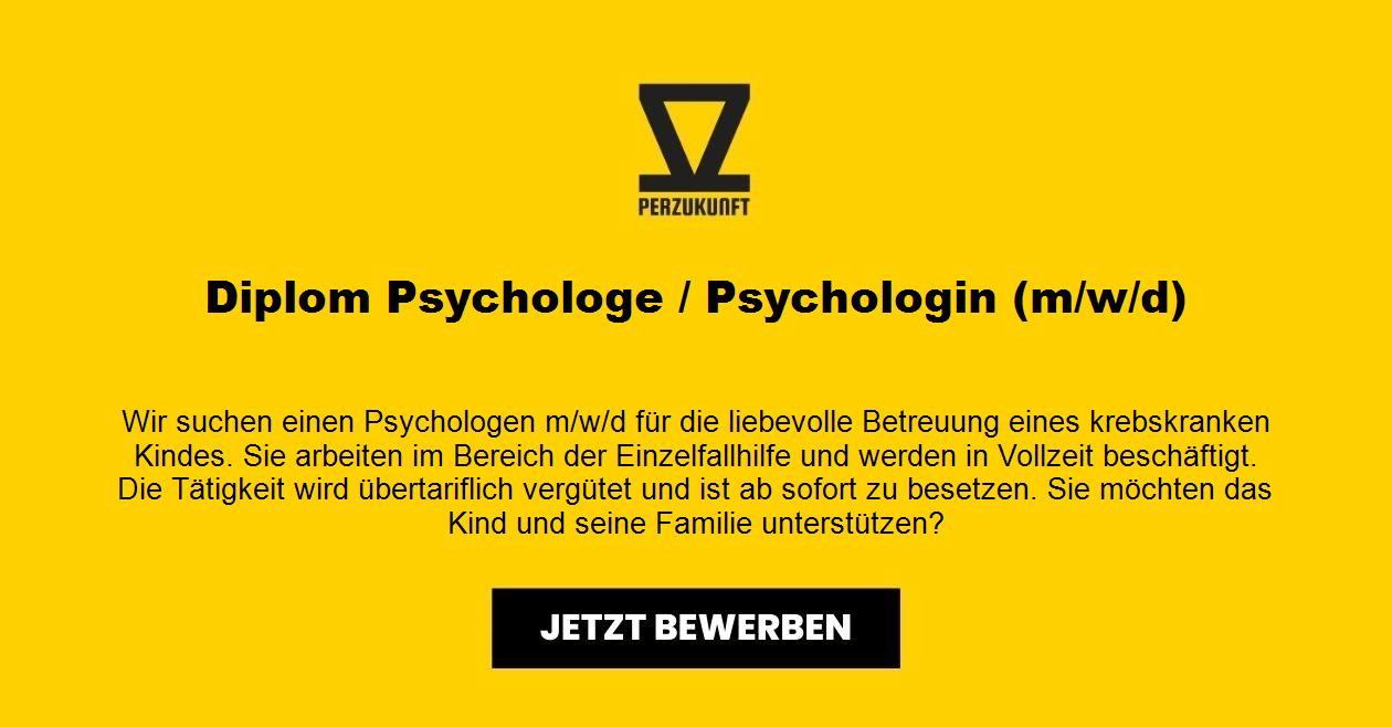 Diplom Psychologe / Psychologin (m/w/d)