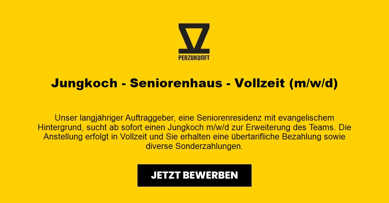 Jungkoch - Seniorenhaus - Vollzeit (m/w/d)