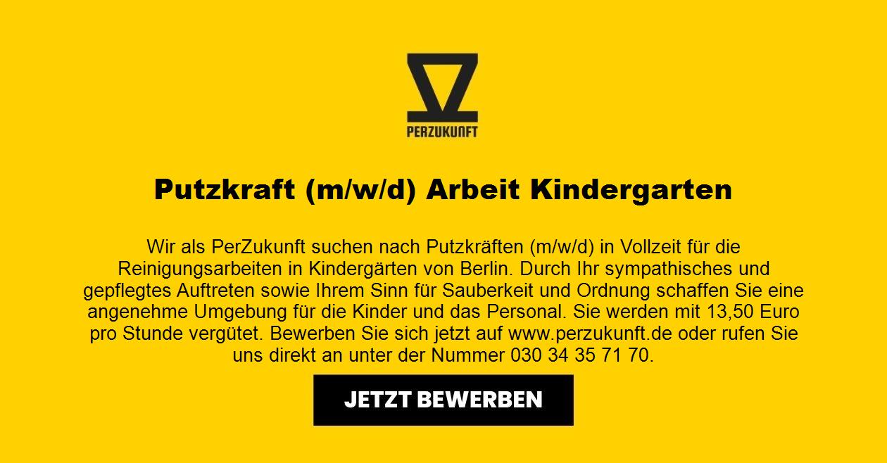 Putzkraft (m/w/d) Arbeit Kindergarten
