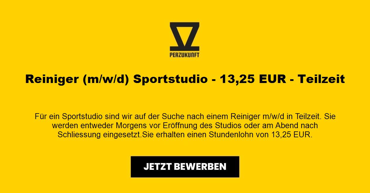 Reiniger (m/w/d) Sportstudio - 14,17 EUR - Teilzeit