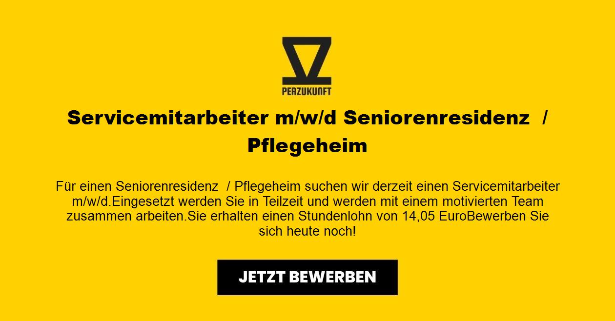 Servicemitarbeiter m/w/d Seniorenresidenz  / Pflegeheim