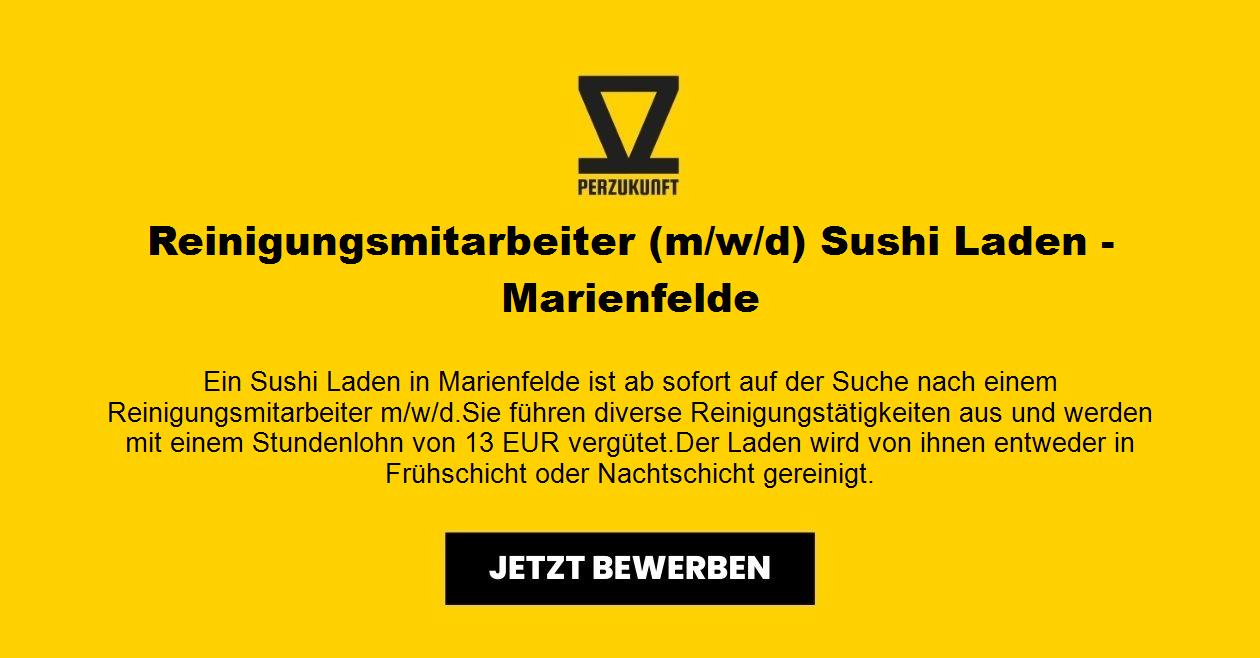 Reinigungsmitarbeiter (m/w/d) Sushi Laden - Marienfelde