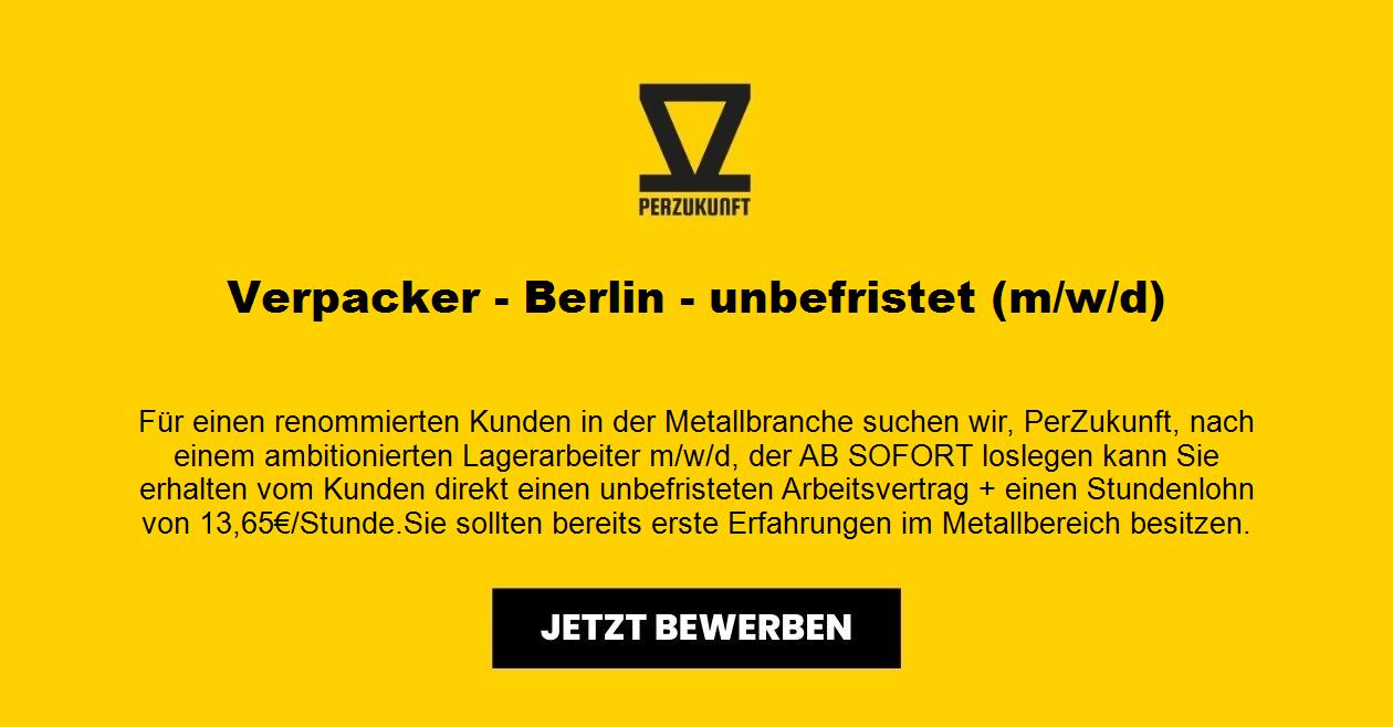 Verpacker - Berlin - unbefristet (m/w/d)
