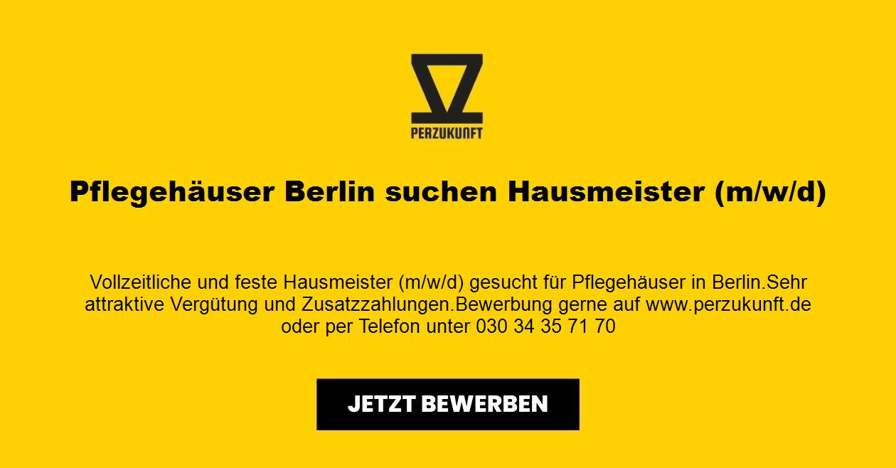 Pflegehäuser Berlin suchen Hausmeister (m/w/d)