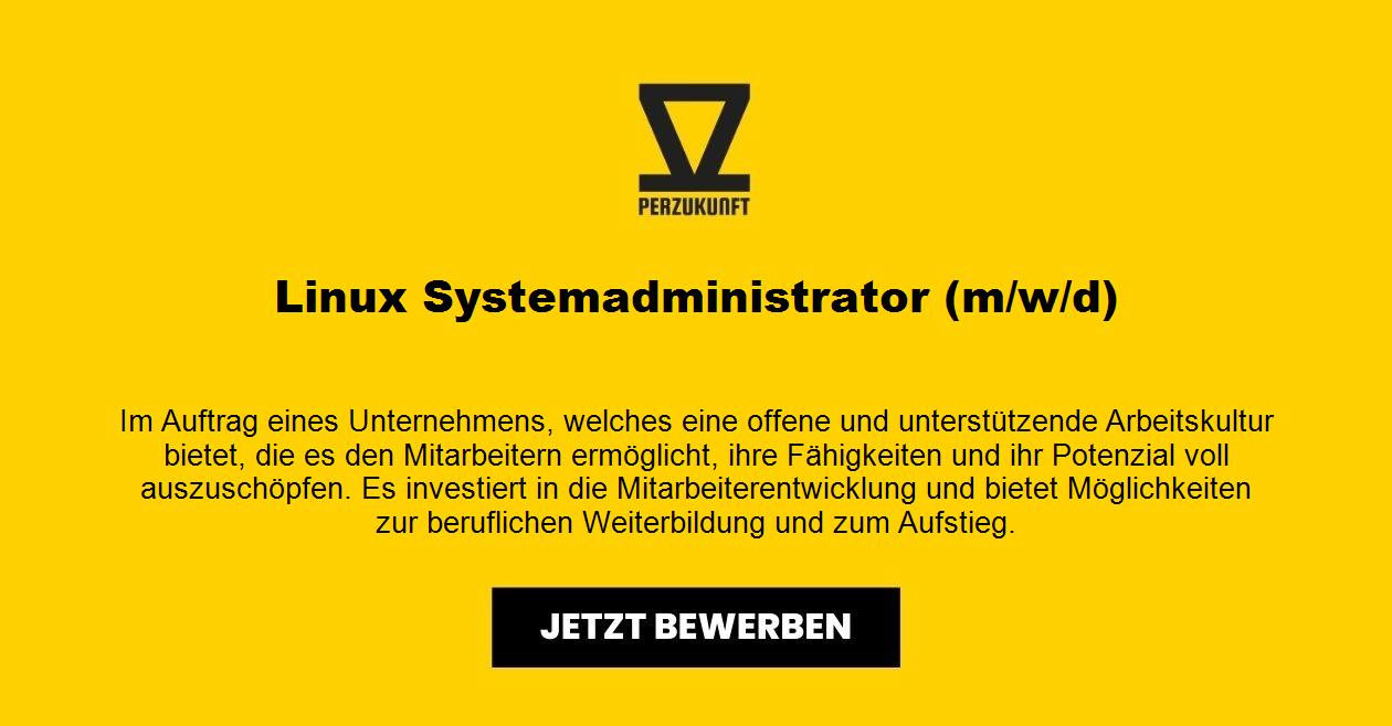 Linux Systemadministrator (m/w/d)