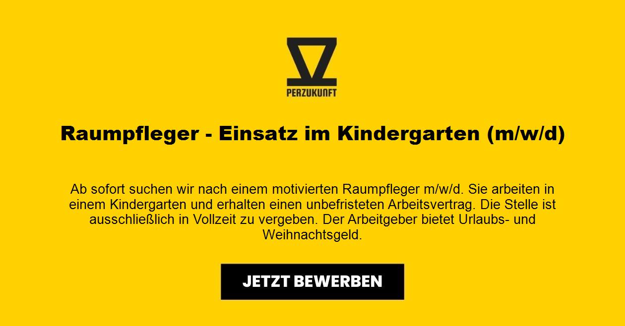 Raumpfleger - Einsatz im Kindergarten (m/w/d)