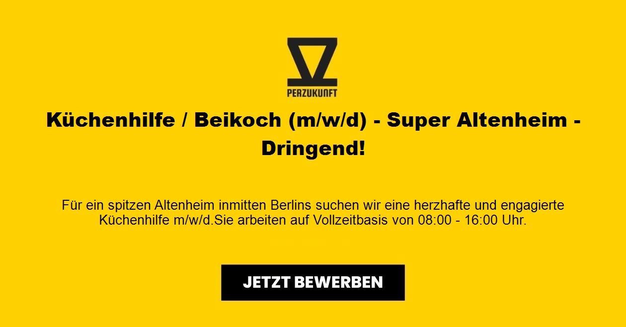 Küchenhilfe / Beikoch (m/w/d) - Super Altenheim - Dringend!