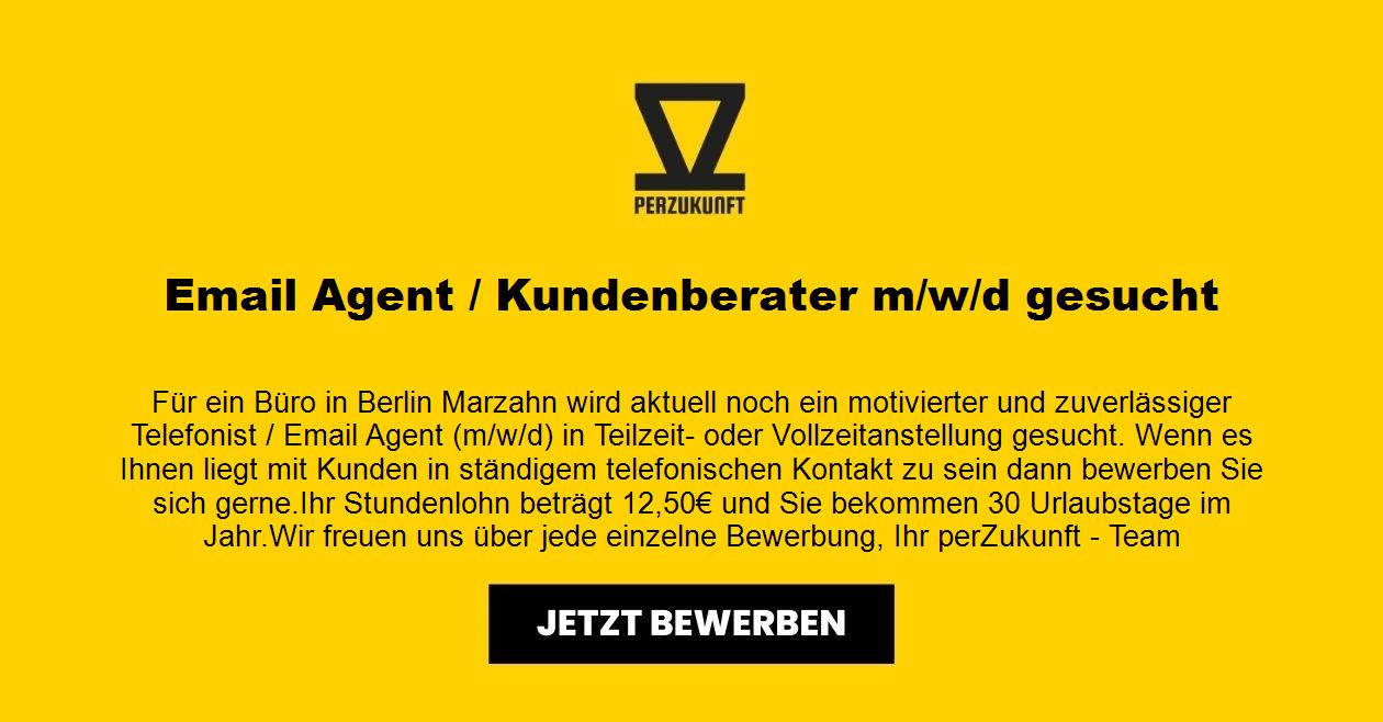 Email Agent / Kundenberater m/w/d gesucht