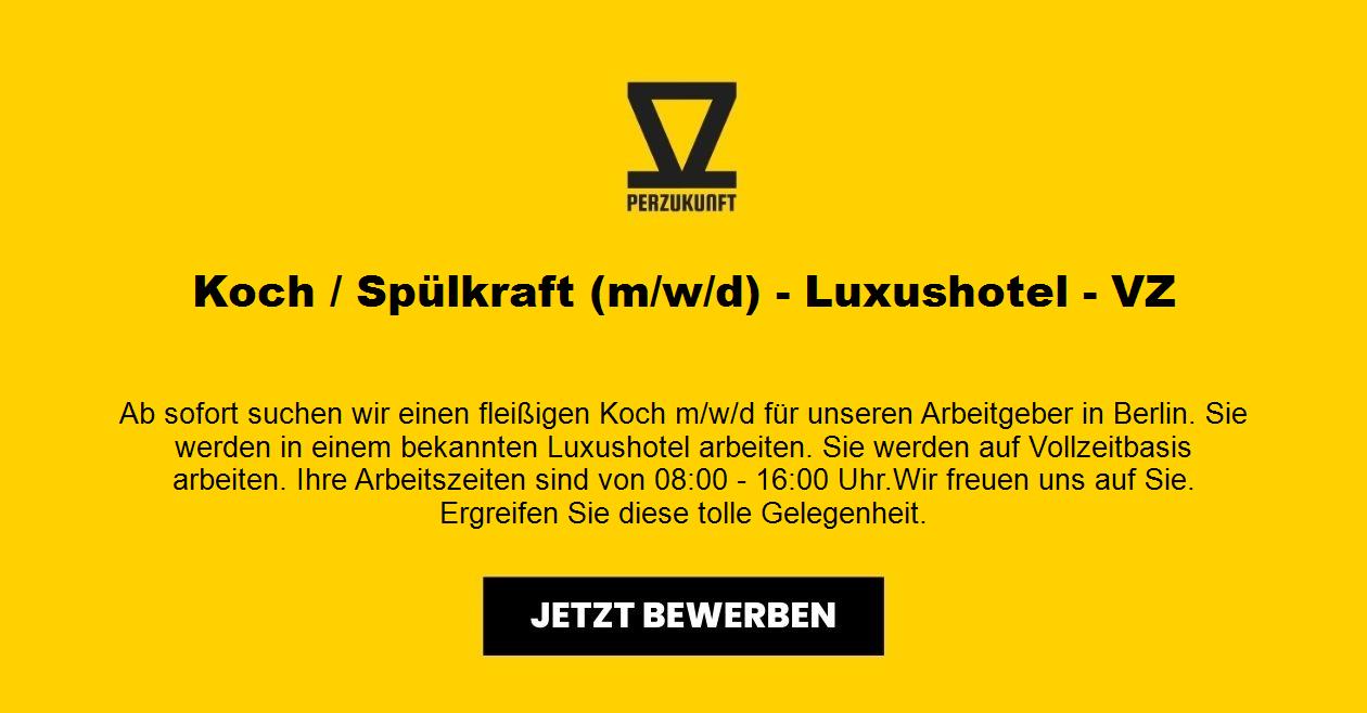 Koch / Spülkraft (m/w/d) - Luxushotel - VZ