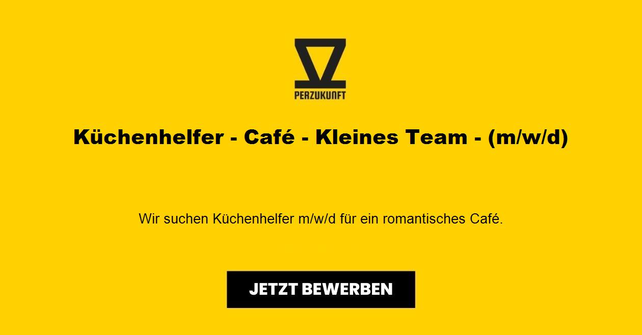 Küchenhelfer - Café - Kleines Team - (m/w/d)