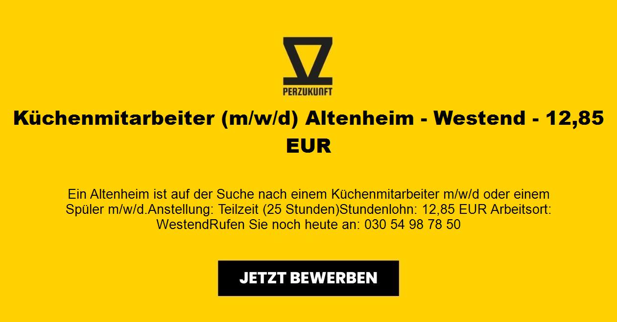 Küchenmitarbeiter (m/w/d) Altenheim - Westend - 12,85 EUR